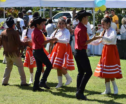 person three pairs of men and women dancing apparel
