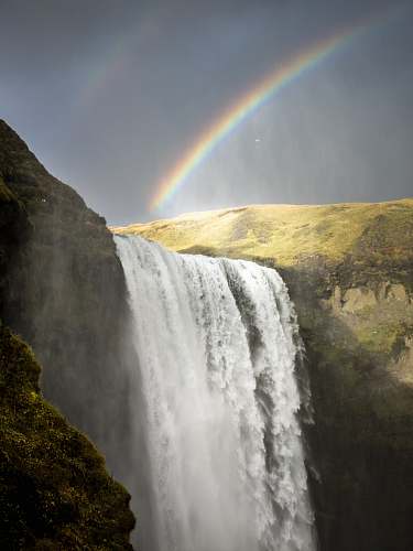 waterfall Kaietuer waterfalls rainbow