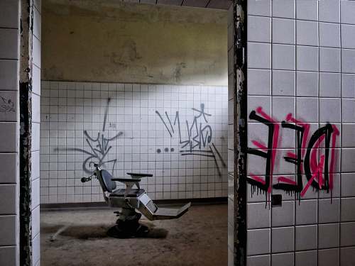 wall chair inside room beelitz heilstätten