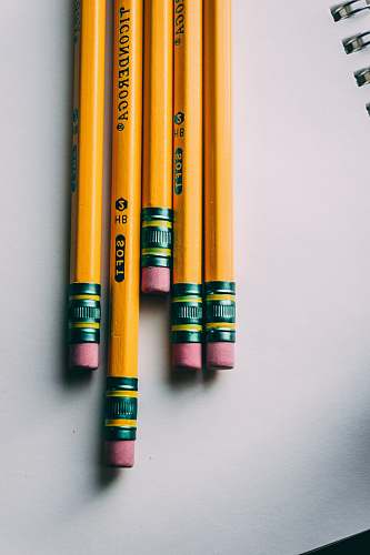 school five brown pencils pencil