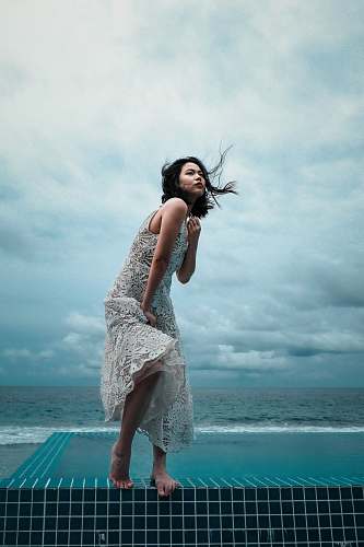 apparel woman standing outdoors clothing