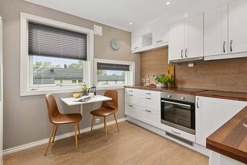 kitchen two brown wooden chairs chair