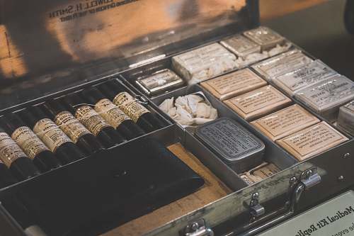 drawer variety of soaps cream