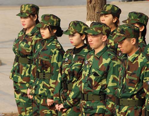 person military personnel standing military