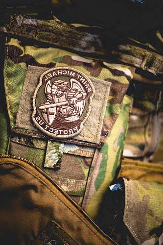 patch Saint Michael Protectus patch camouflage