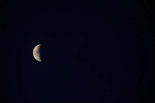 outdoors crescent moon astronomy