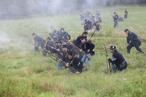human people on war military