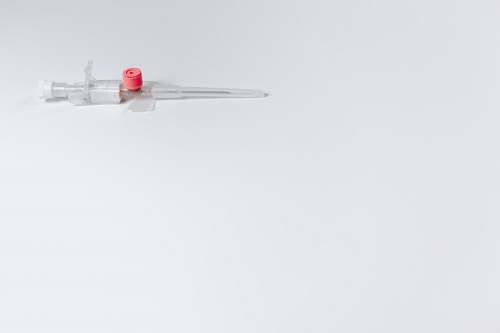 airplane white and red syringe aircraft