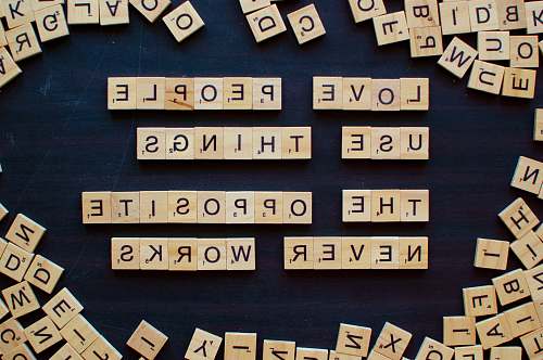 words cube letters english study