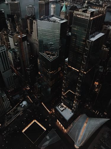 aerial photo of city buildings during daytime