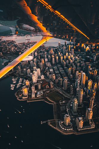 aerial photography of high rise building