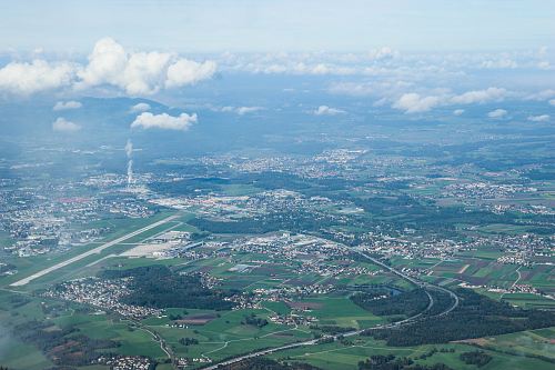 bird's eye view of city