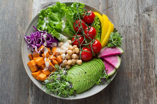 bowl of vegetable salads