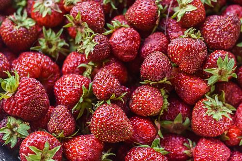 bunch of strawberries