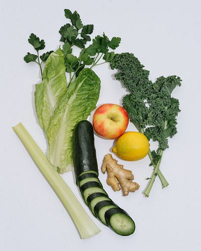 flat lay photography of vegetables