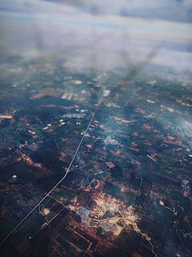 high-angle photo of cityscape