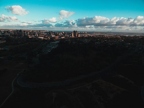 high-angle photography of city during daytime
