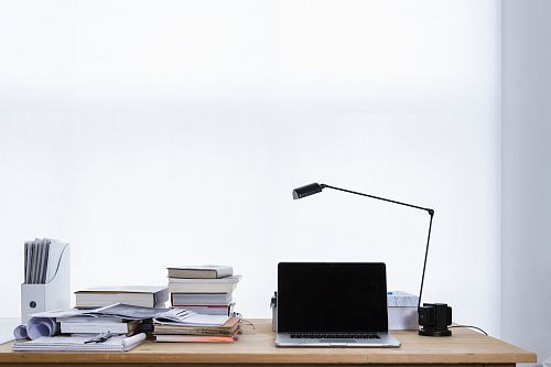 MacBook Pro on top of table