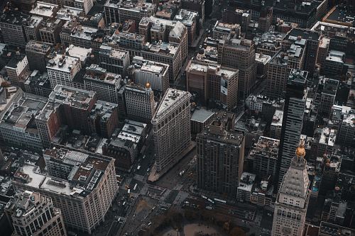 New York City in aerial photography