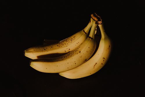 photo of bundle ripe bananas