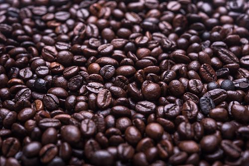 photograph of roasted coffee beans