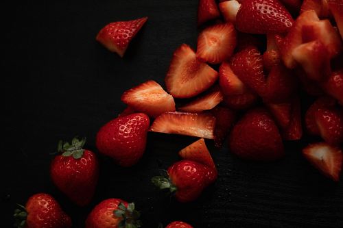 sliced rasp berry
