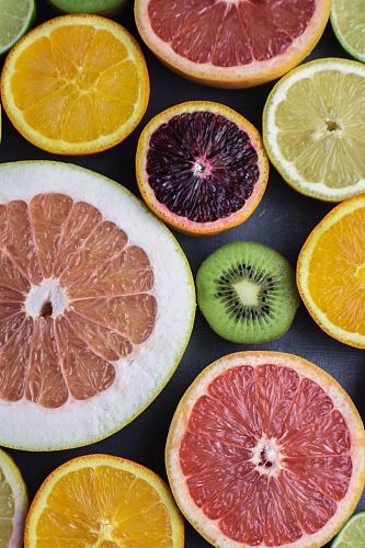 variety of sliced fruits