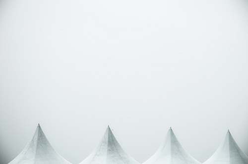 white four white mountains tents