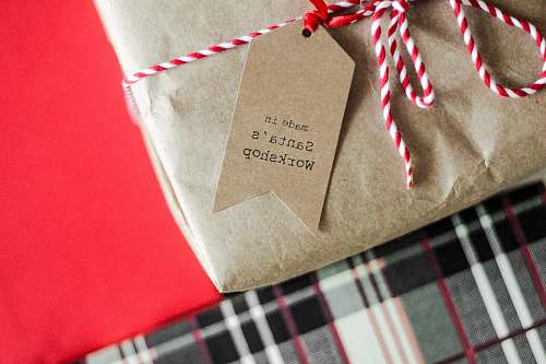 holiday made in Santa's Workshop tag gift