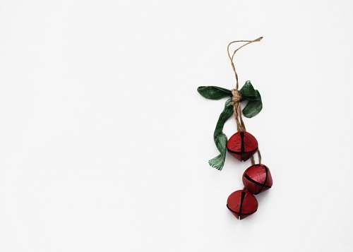 holiday red bell decor ornament