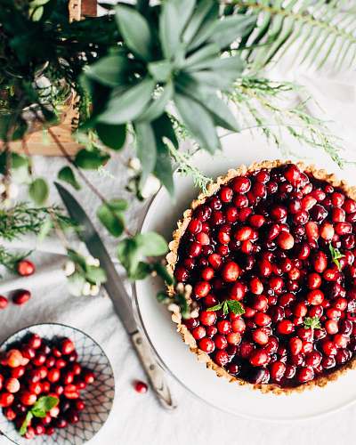 holiday red pomegranate seeds on bowl fruit