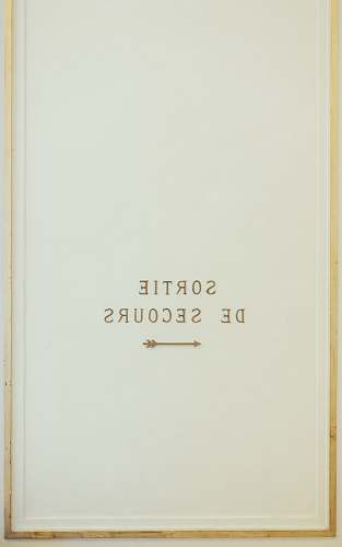 text sortie de secours book paris