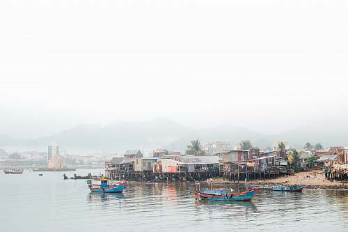 boats boat by island seaside