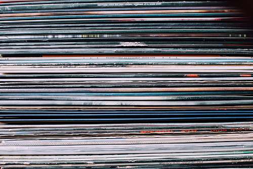 vinyl A background consisting of a stack of records in the city of Nancy, France record