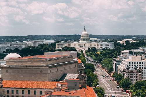 city white domed government building roof