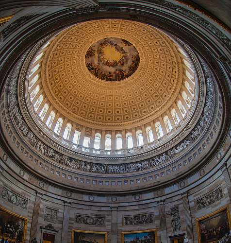 architecture gray and brown dome building interior ] apse