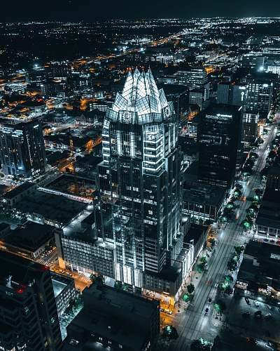 nature tall building lot aerial view photography outdoors
