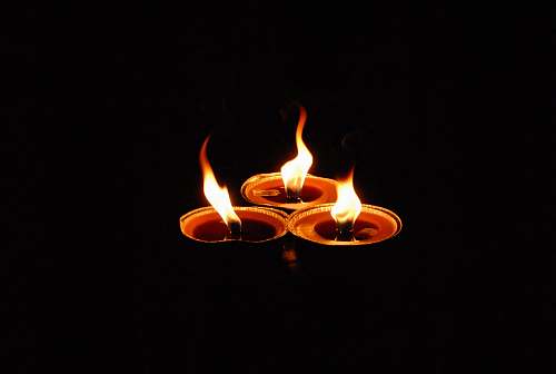 flame burning candles fire