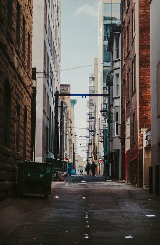 brown concrete buildings