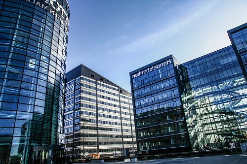 glass high-rise buildings during daytime