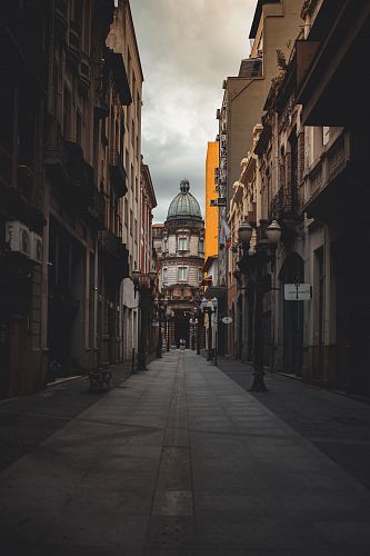 gray paved road