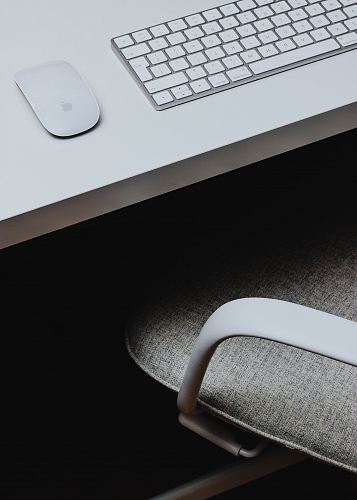 Magic Mouse and Magic Keyboard on table