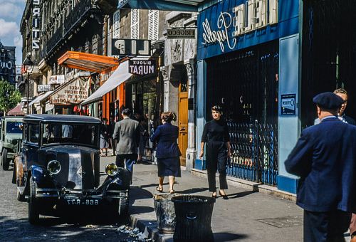 people walking in the street