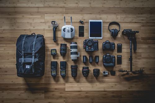 photo of DSLR camera