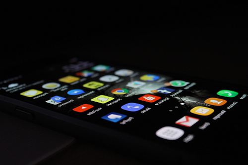 silver Android smartphone