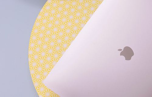 silver MacBook
