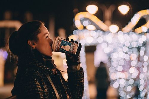 woman drinking