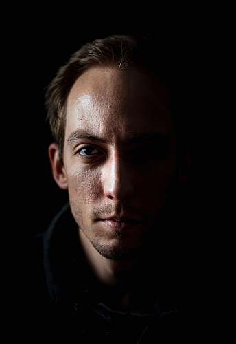face portrait photograph of man human