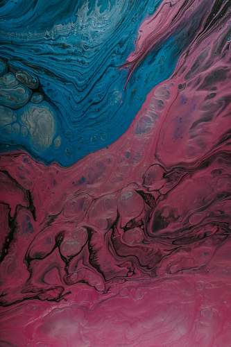 painting blue and pink abstract painting modern art