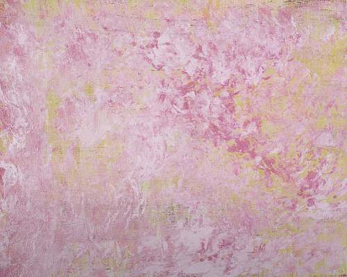 canvas pink and white floral textile painting
